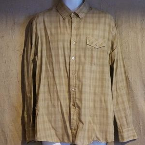 "Kennington" Tan Men's Vintage Flannel